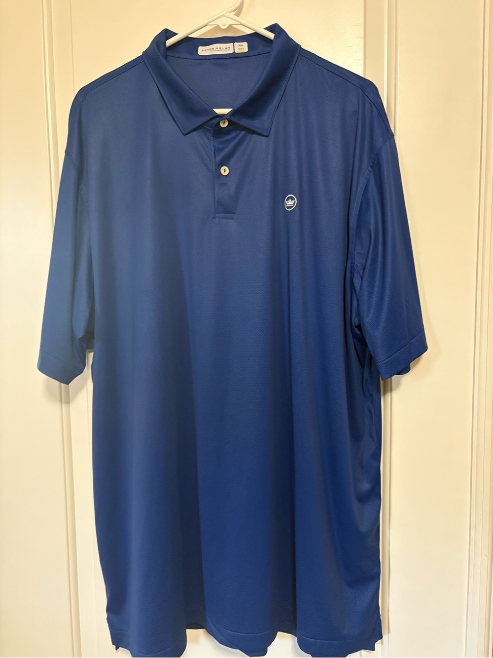 ⛳️⛳️Peter Millar Royal Blue Men’s Performance Polo Featherweight UPF 50+